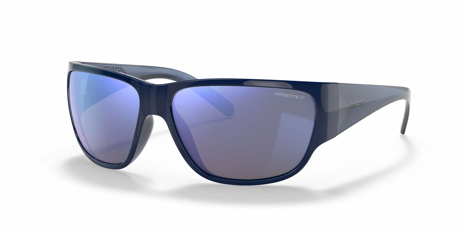  dark grey mirror water polar lens/blue