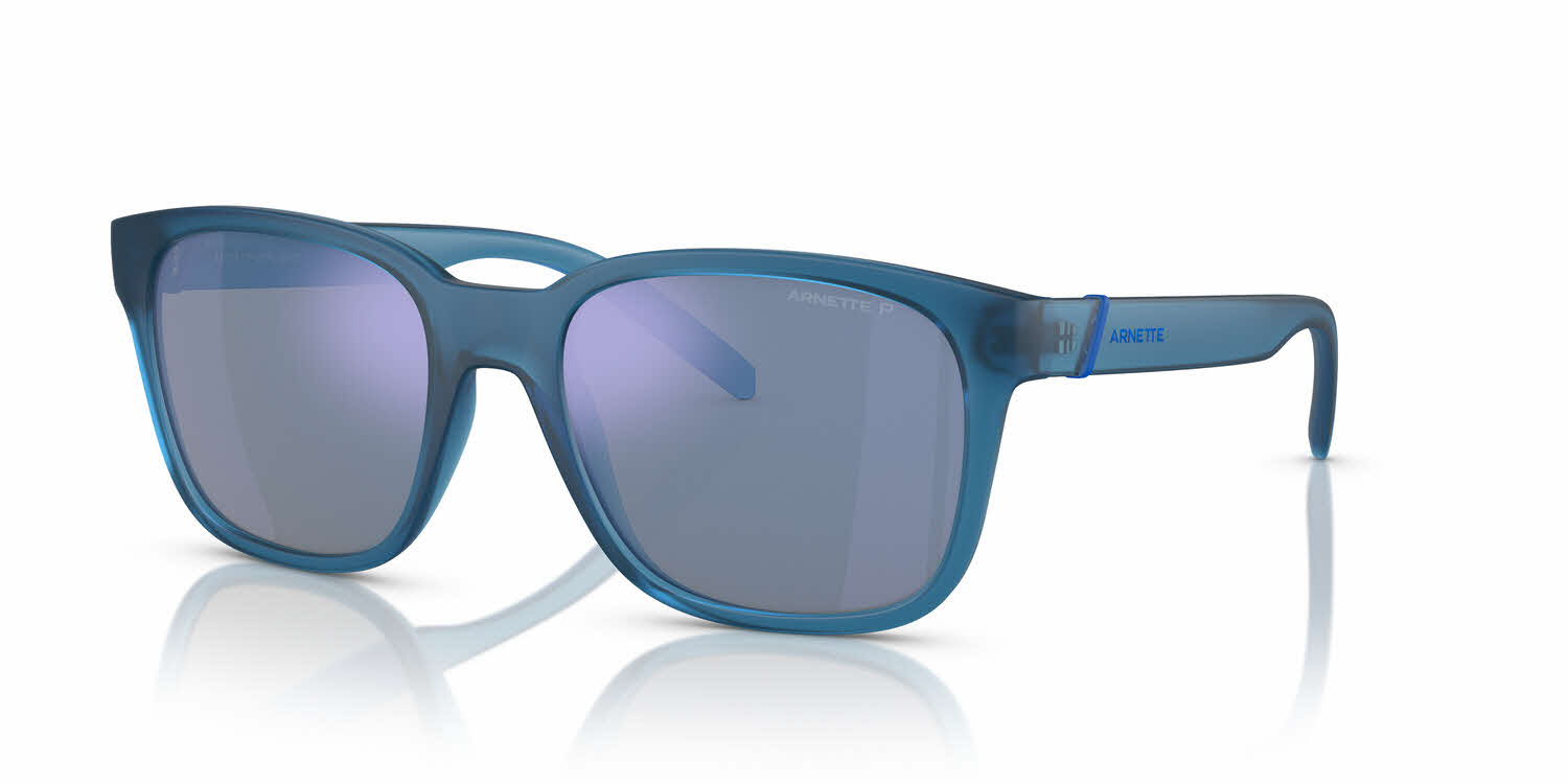  dark grey mirror water polarized/matte transparent blue