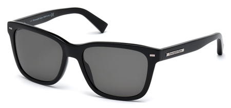  shiny black/smoke polarized