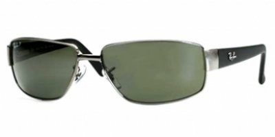  gunmetal/green polarized