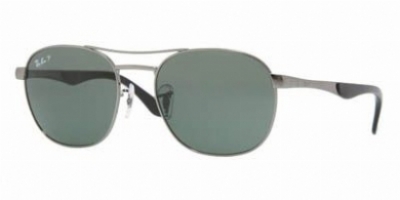  gunmetal/crystal green polarized