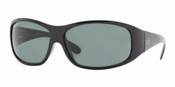  shiny black/green crystal polarized