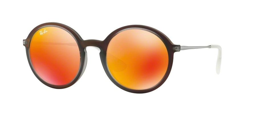  brown mirror orange/shot red rubber