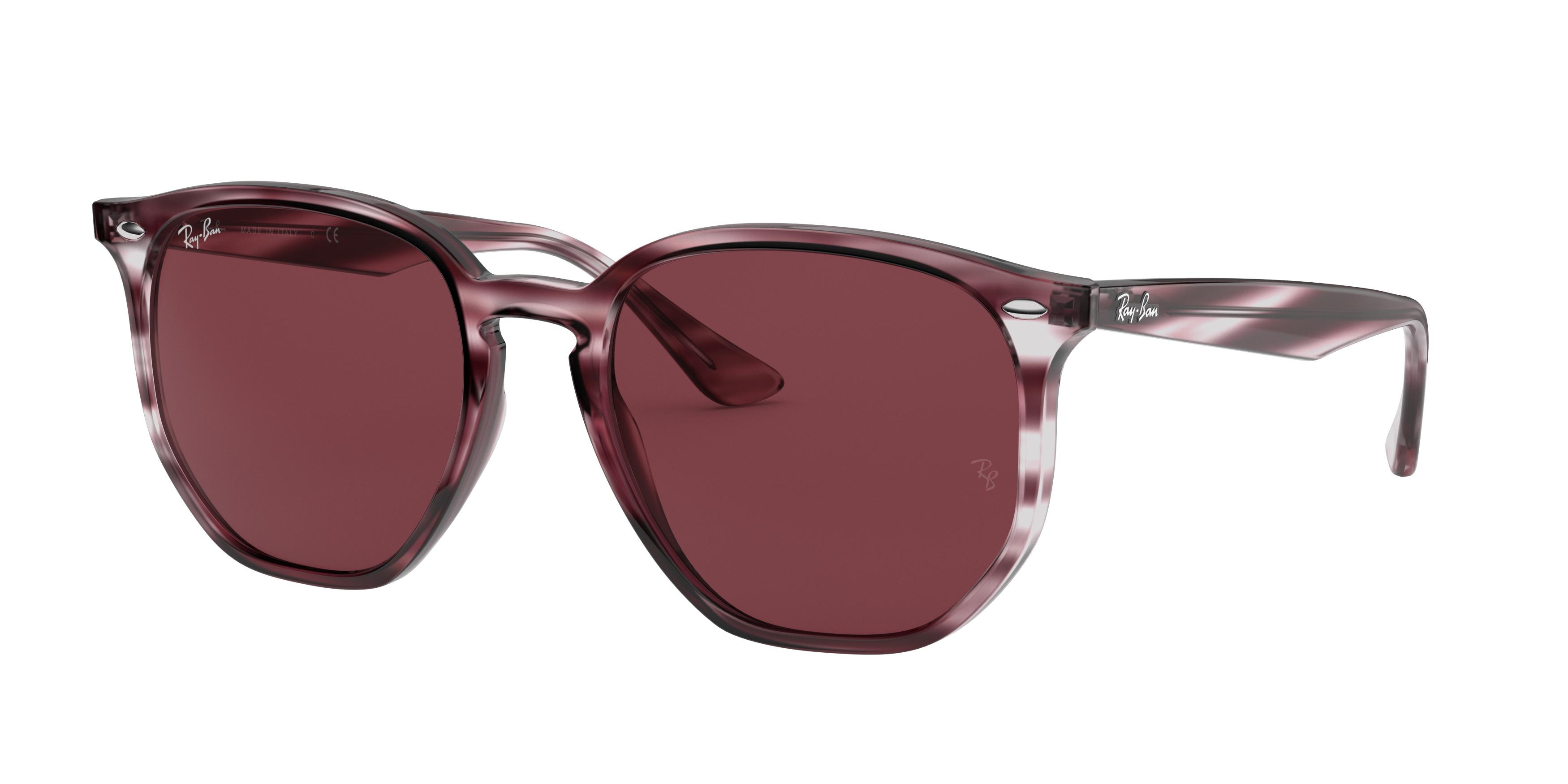  dark violet/striped bordeaux havana