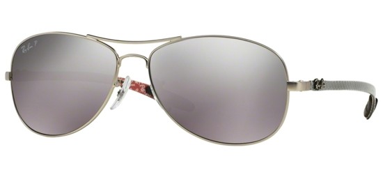  matte silver grey/grey polarized