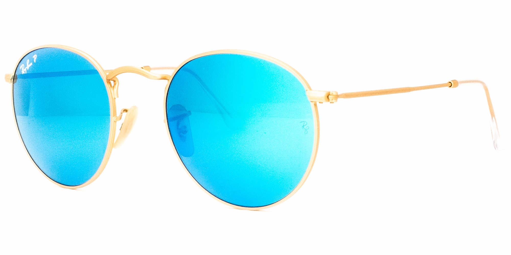  matte gold/blue mirror polar