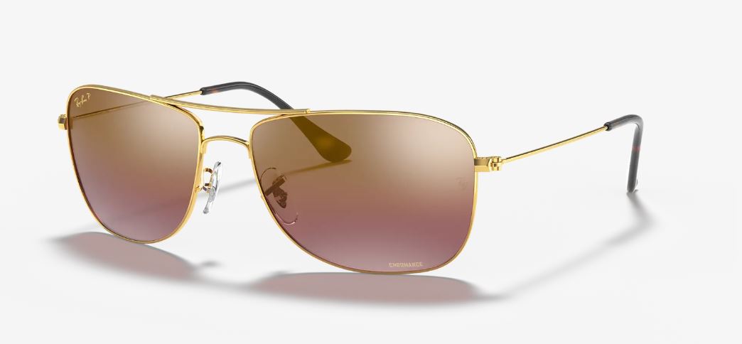  purple mirror chromance polarized / gold