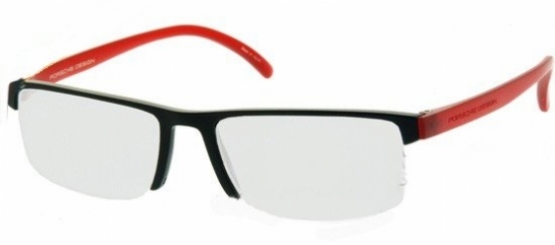  clear/black red