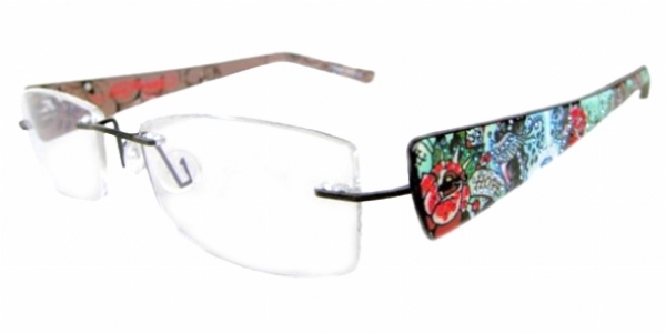 ED HARDY EHL 817 BLK