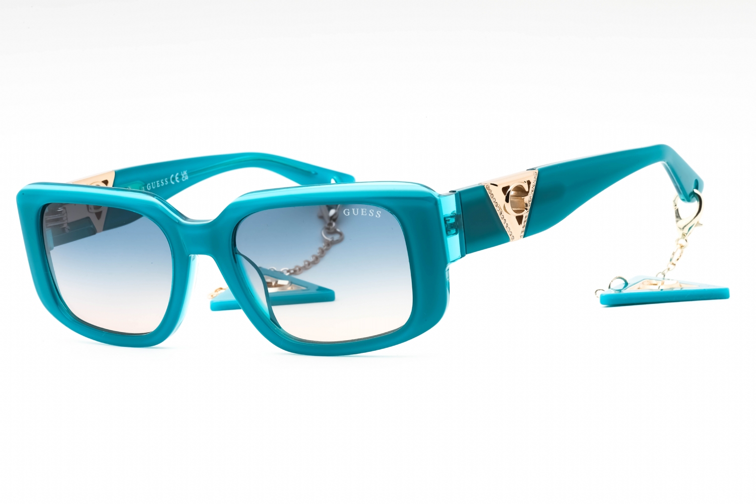  gradient blue/shiny turquoise