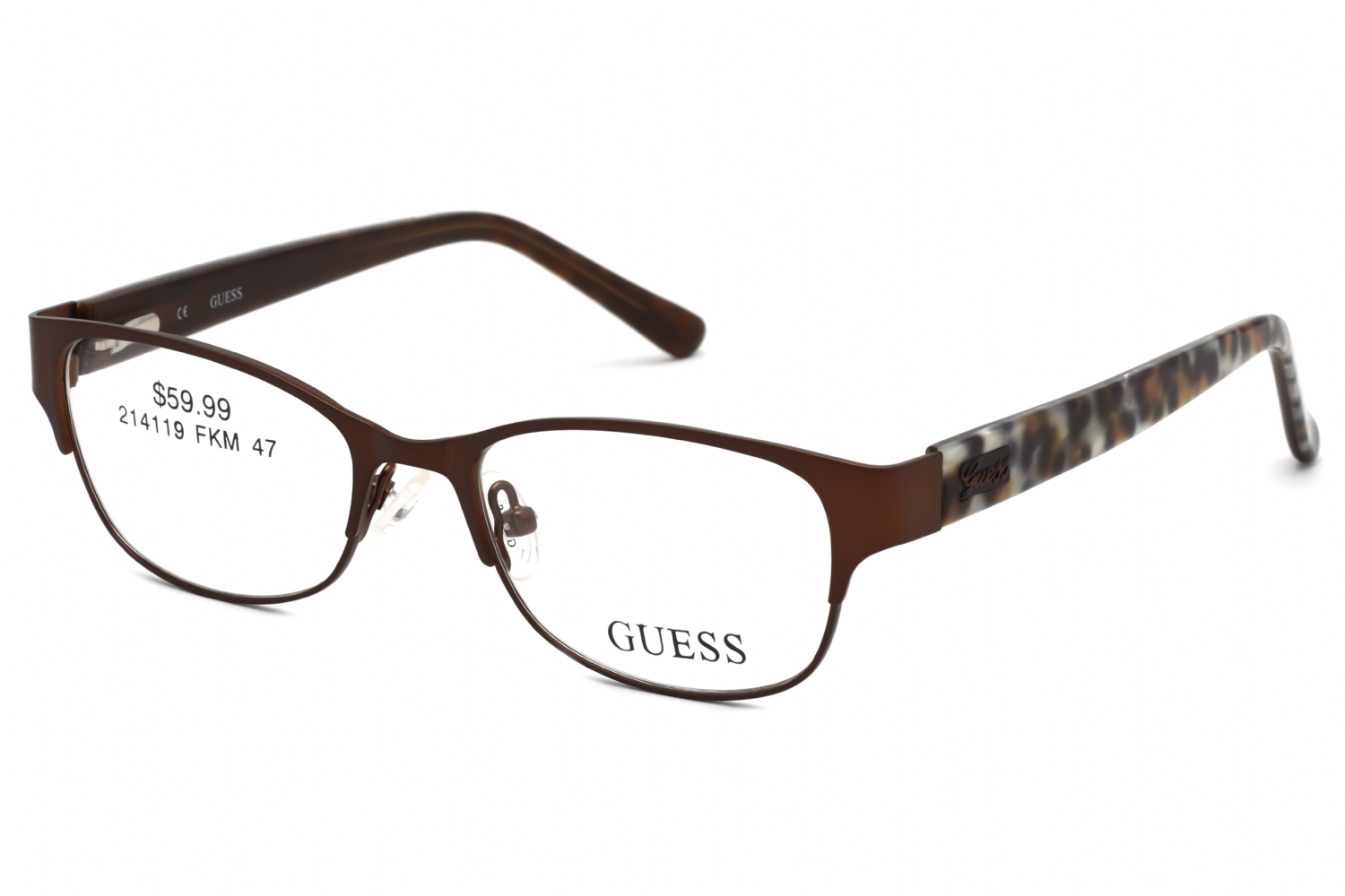  clear demo lens/brown