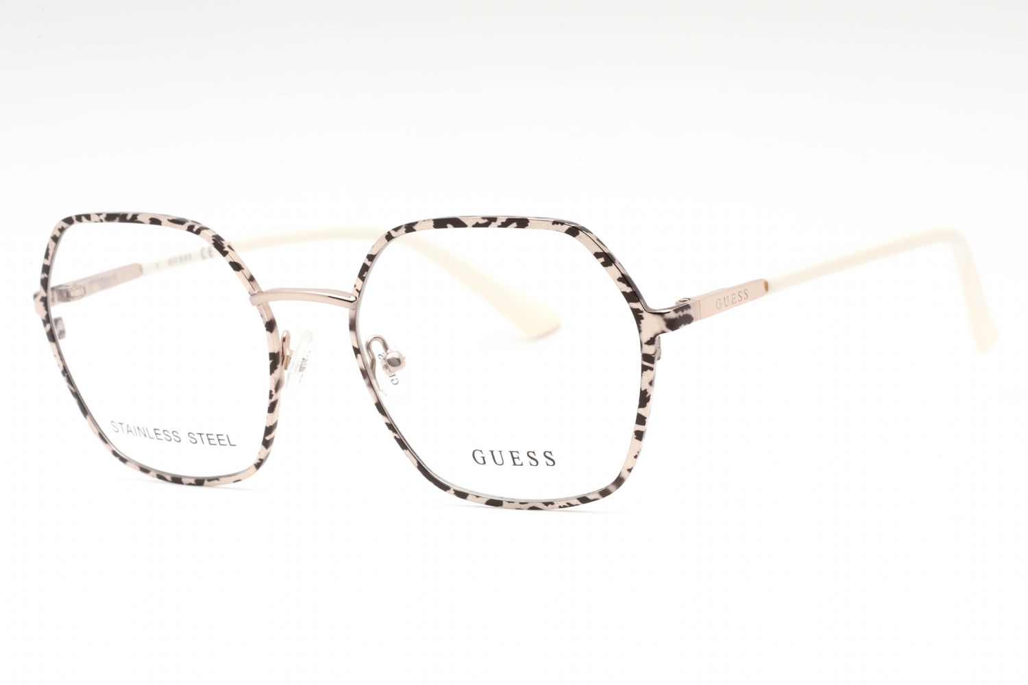  clear demo lens/pink gold
