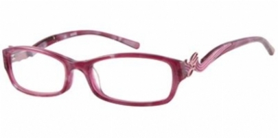  clear/burgundy sparkle