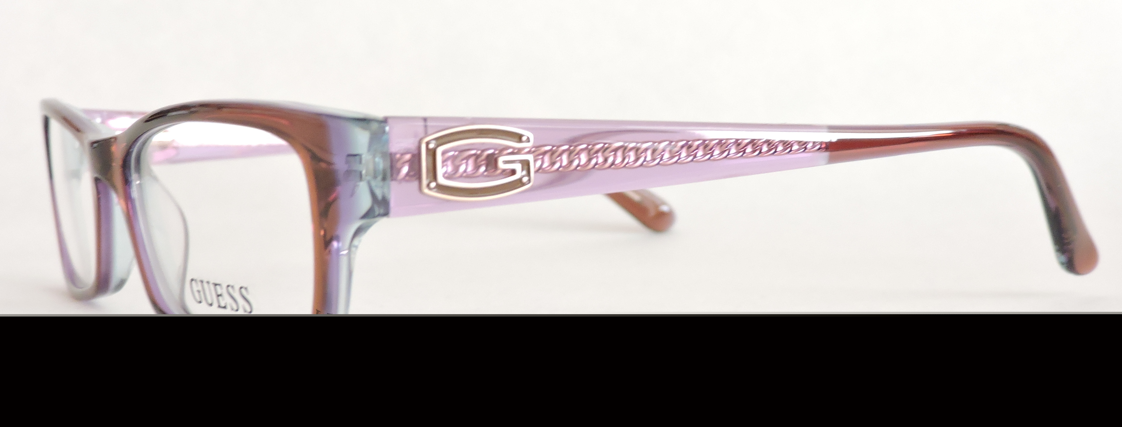  clear lens / translucent brown