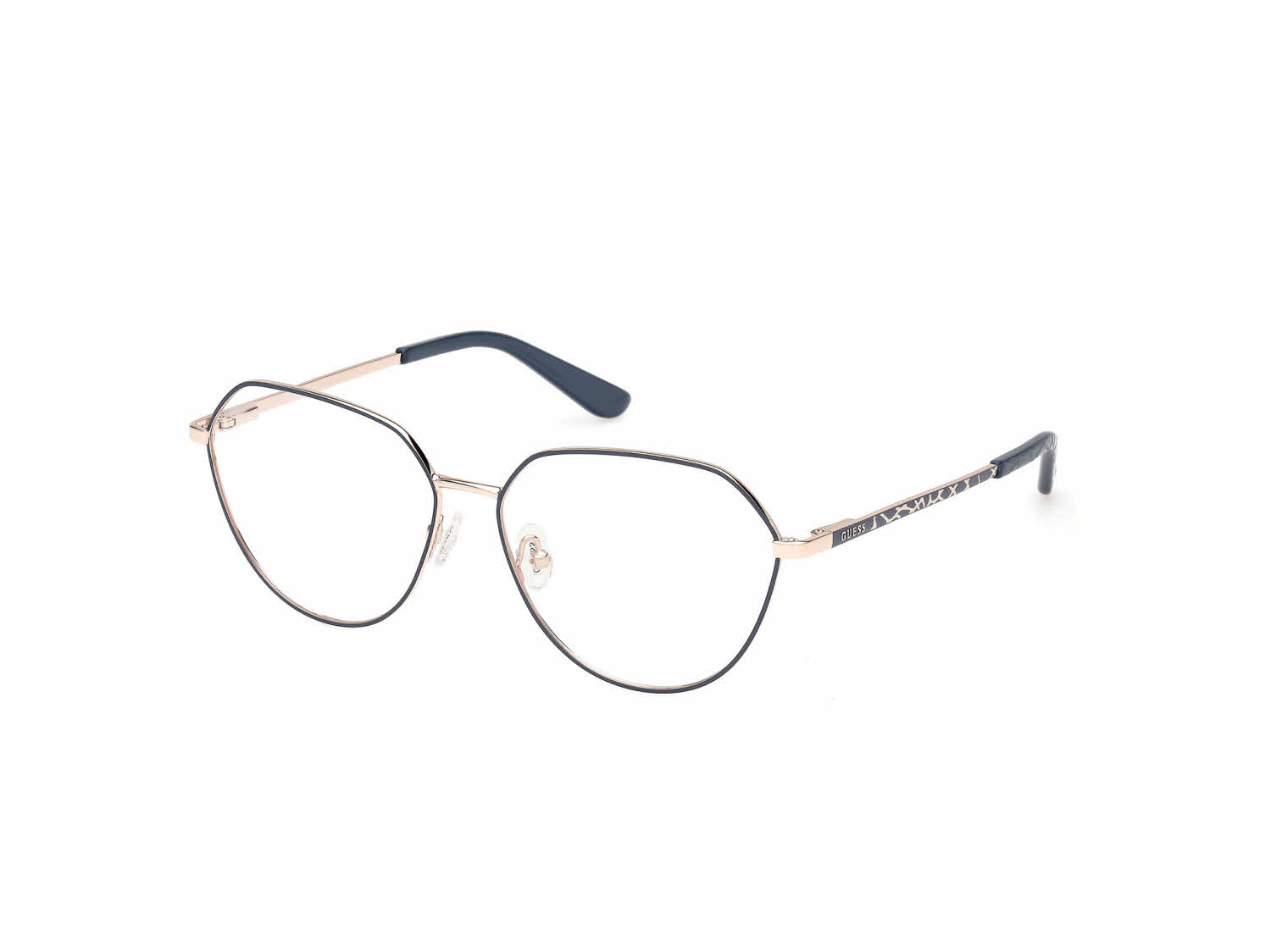  clear lens/blue matte