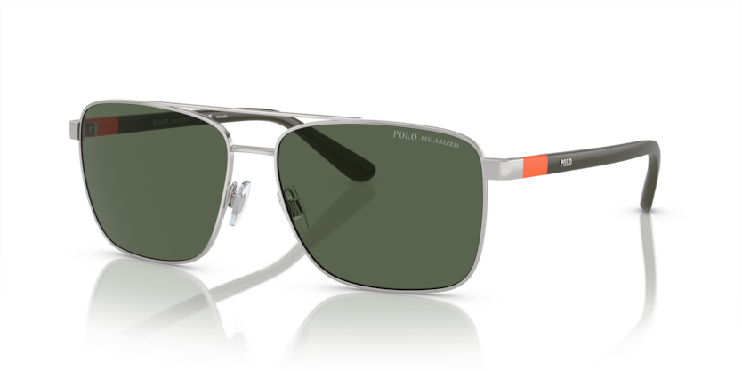  polar dark green/shiny silver