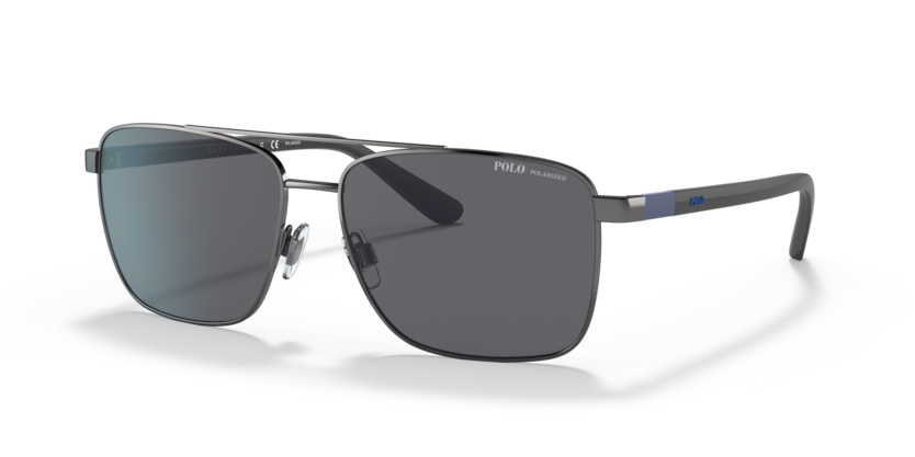  polarized grey/shiny gunmetal