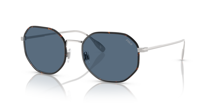  dark blue/brushed silver