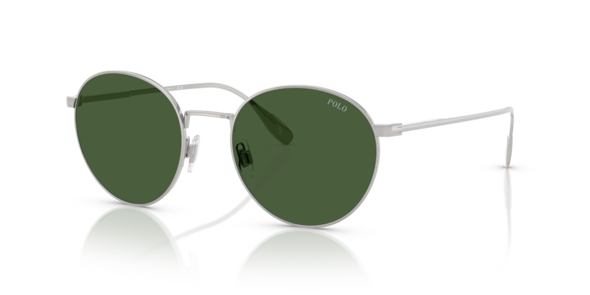  bottle green/brushed silver