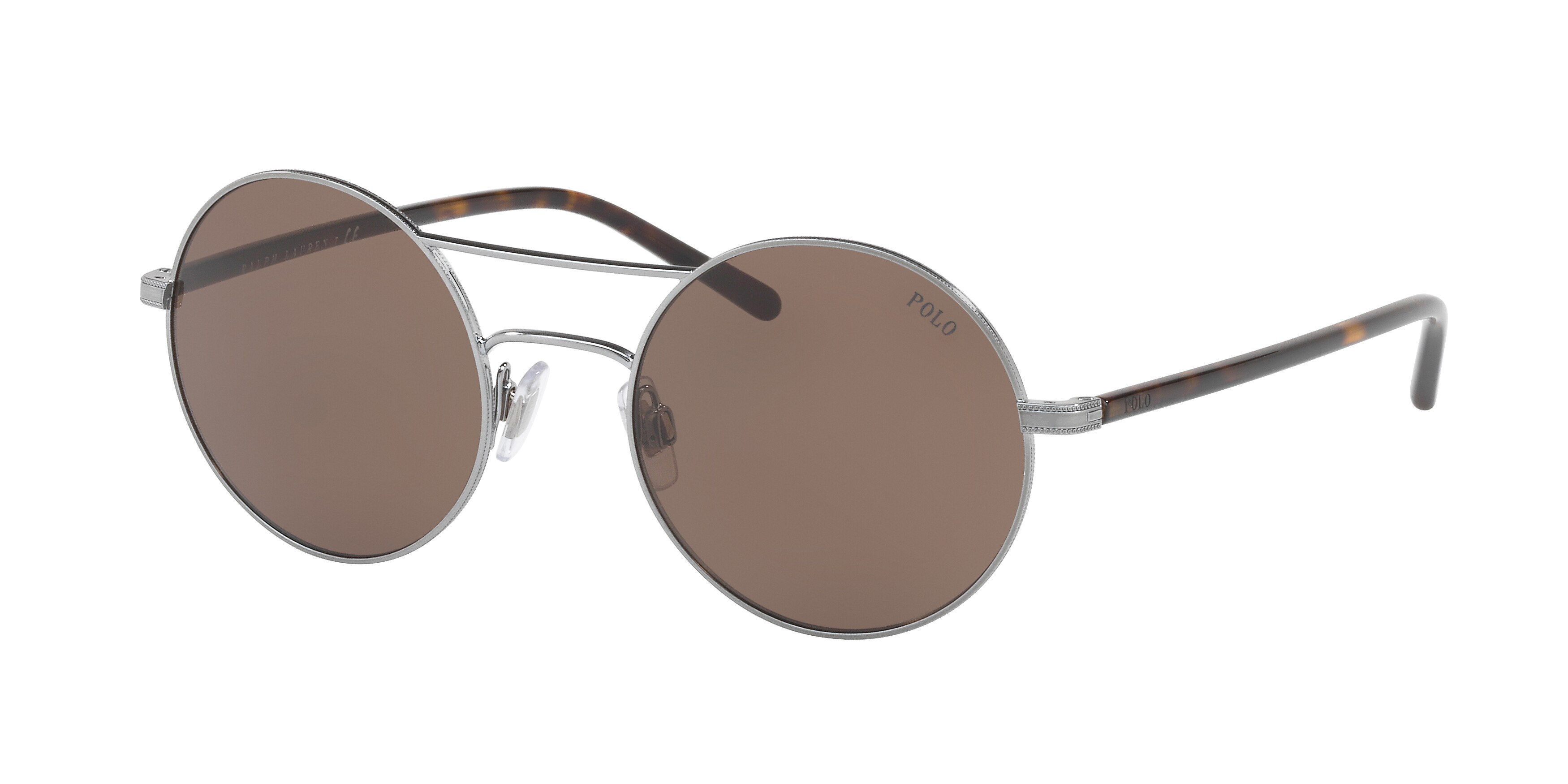  brown/shiny brushed gunmetal