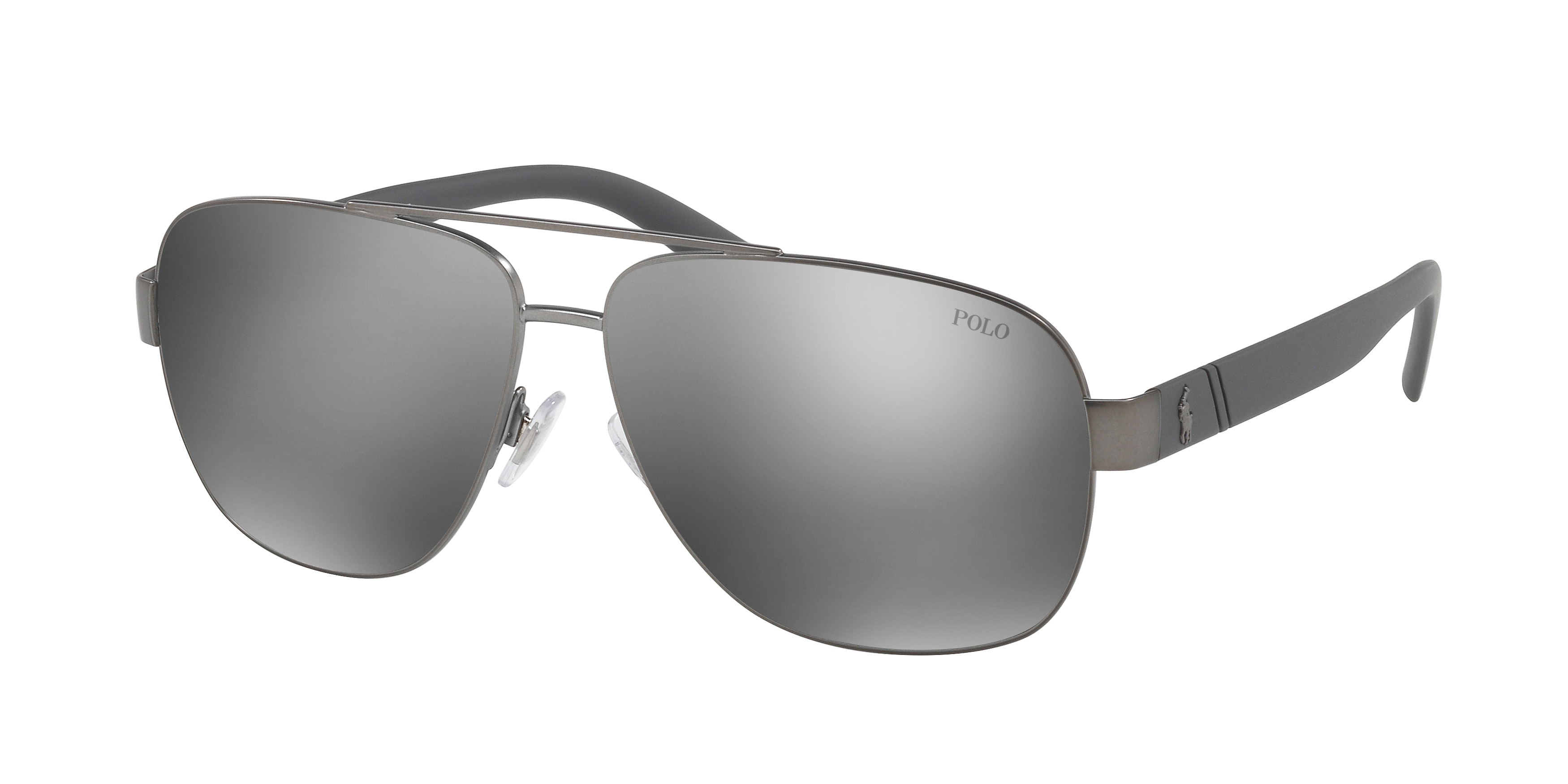  mirror silver/demishiny dark gunmetal