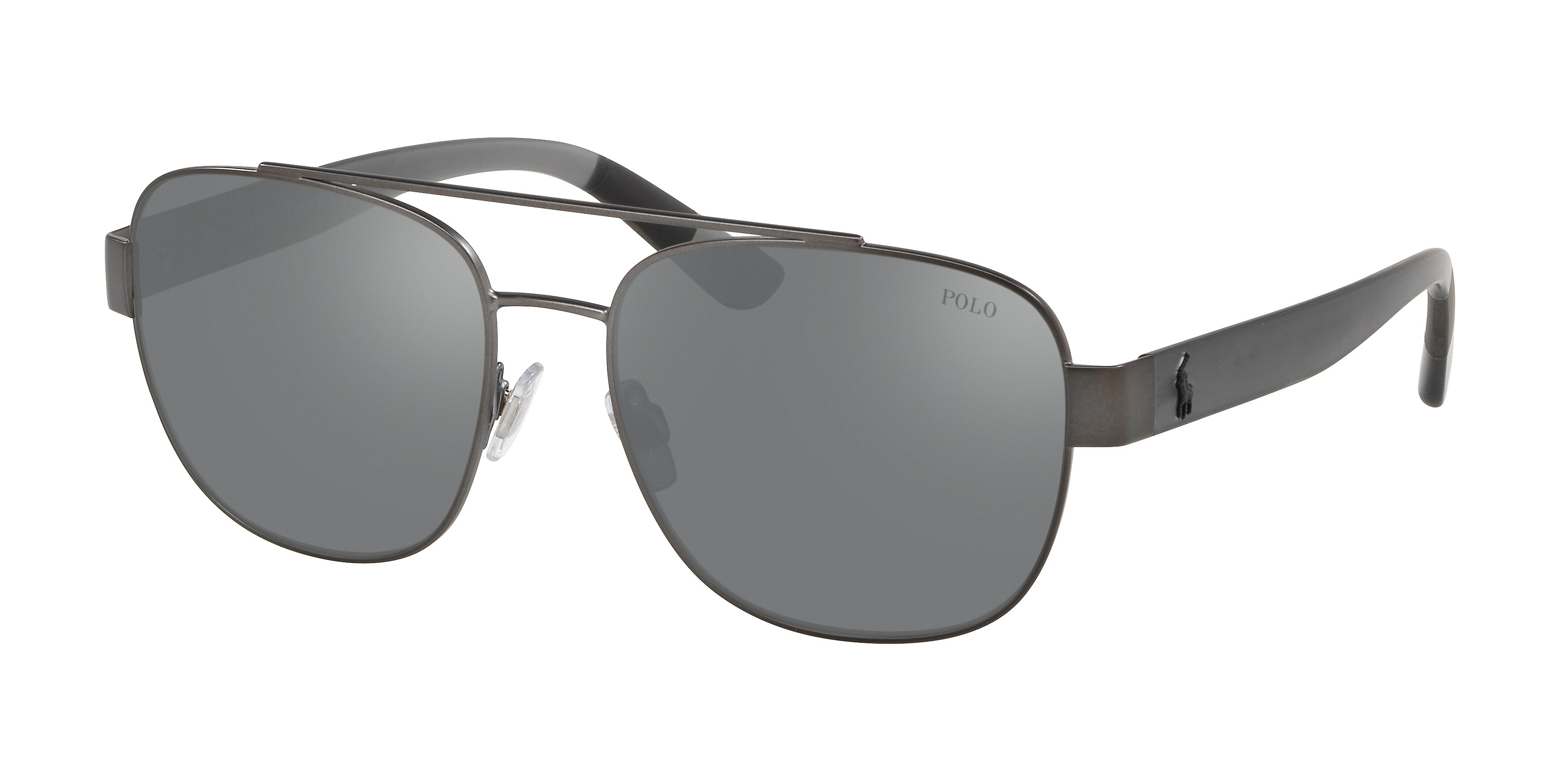  silver mirror/semishiny dark gunmetal