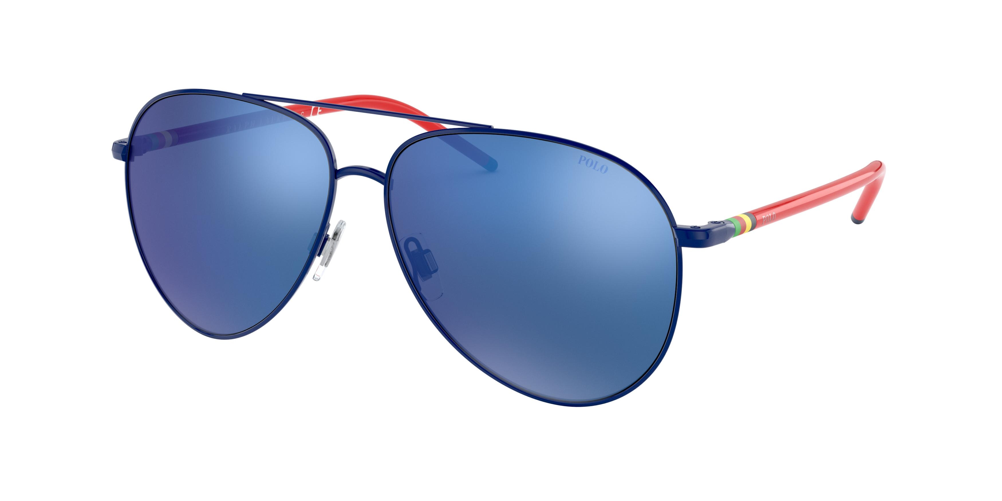  mirror blue/shiny royal blue