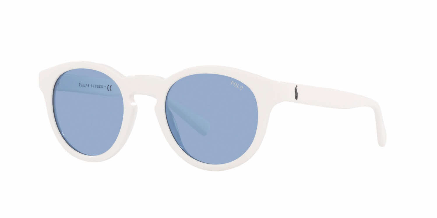  blue lens/shiny white