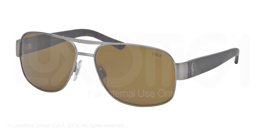  brown/matte brushed gunmetal