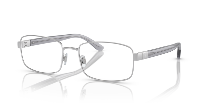  clear/semishiny silver