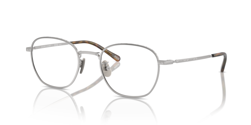  clear/shiny brushed silver