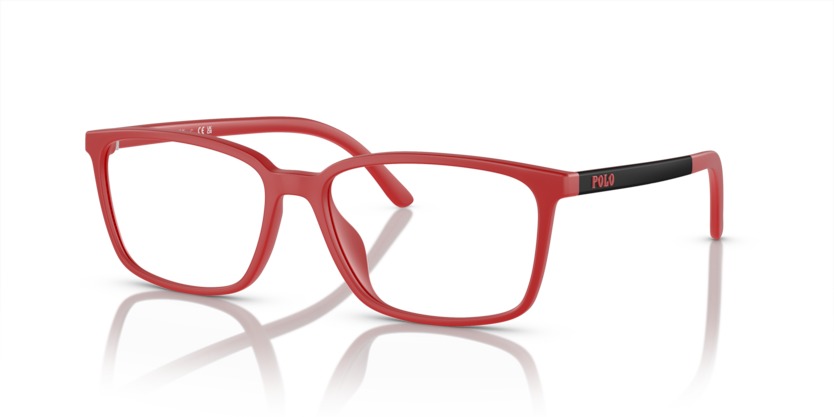  clear/matte red