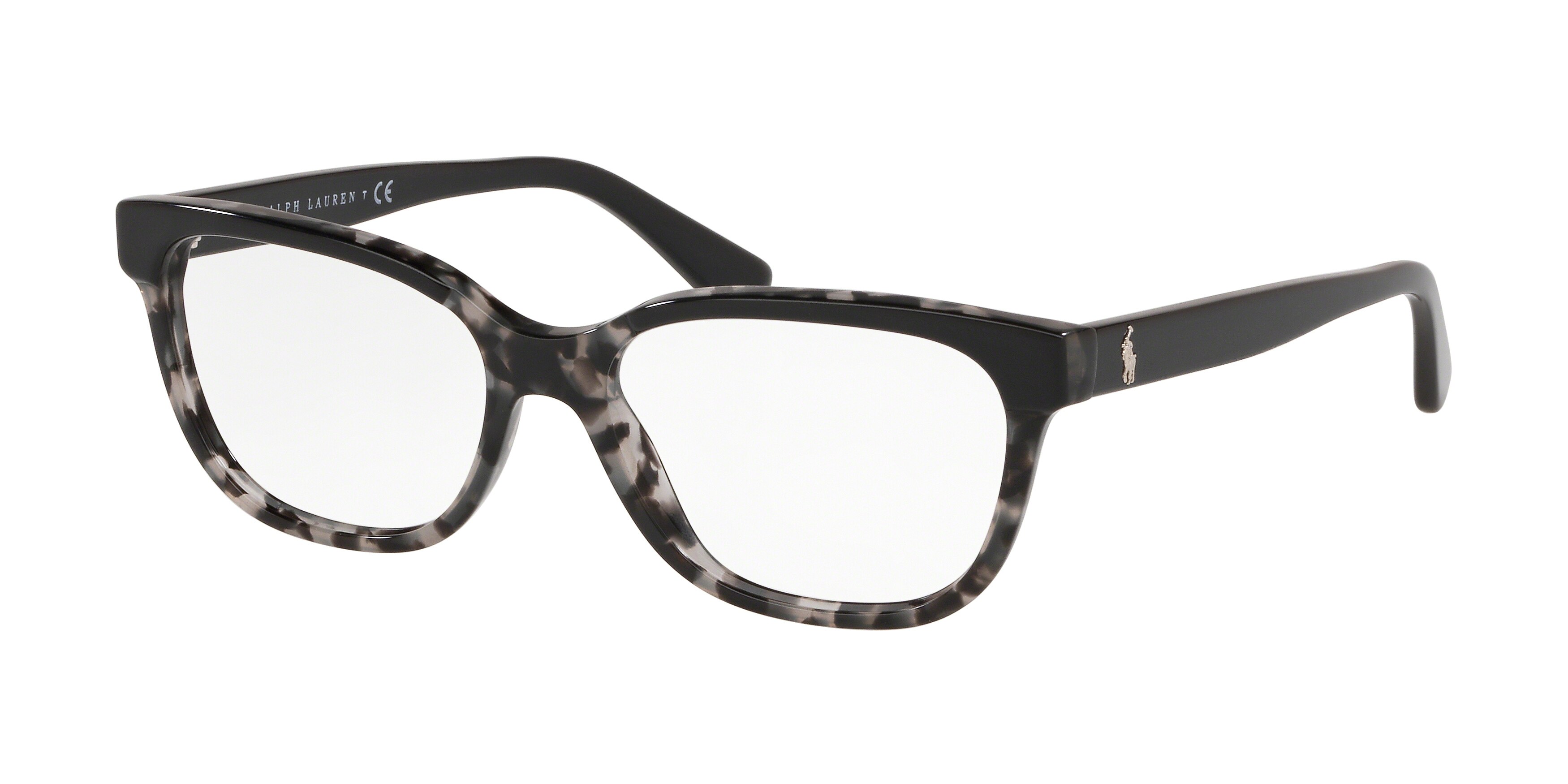  clear/top black on black havana