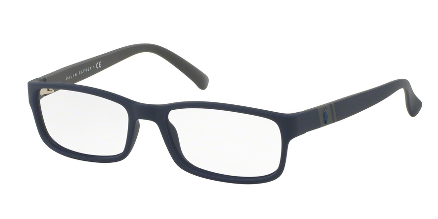  clear/matte navy blue