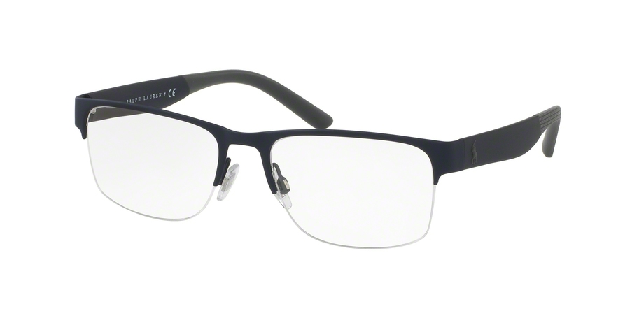  clear/rubber navy blue