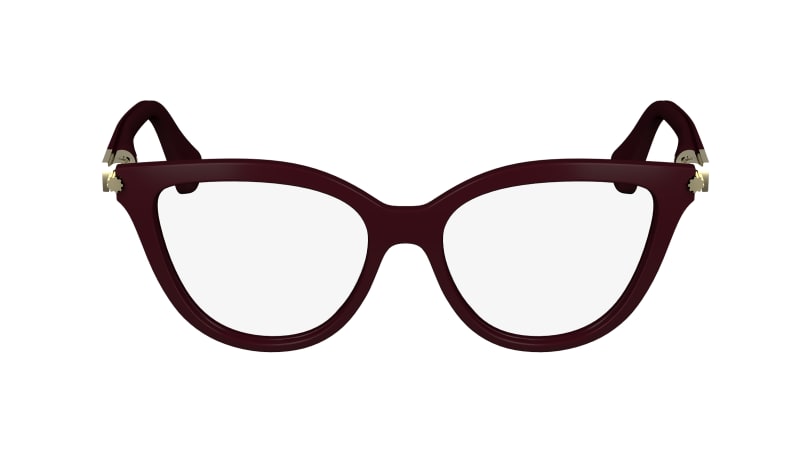  clear lenses/burgundy