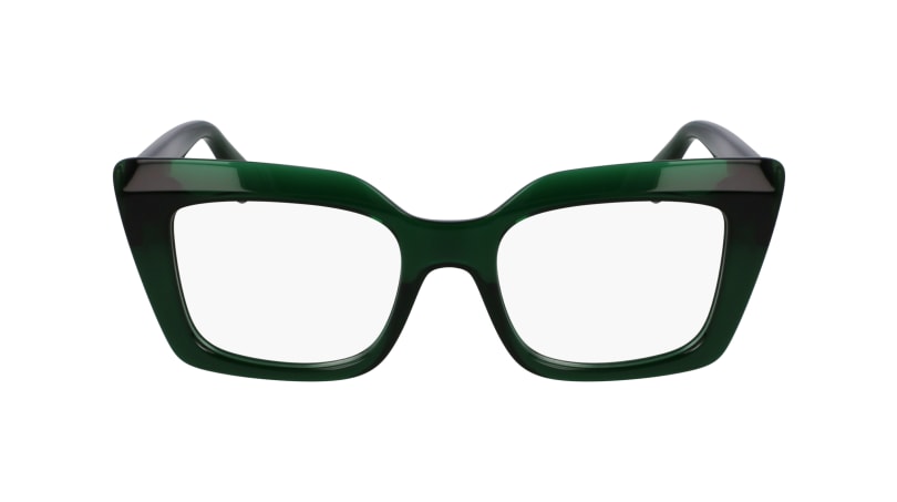  clear lenses/transparent green