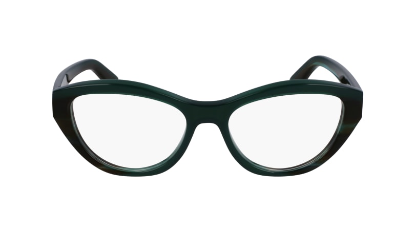  clear lenses/opaline green/striped green