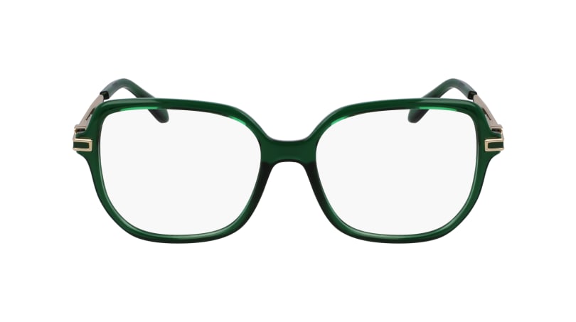  clear lenses/transparent green