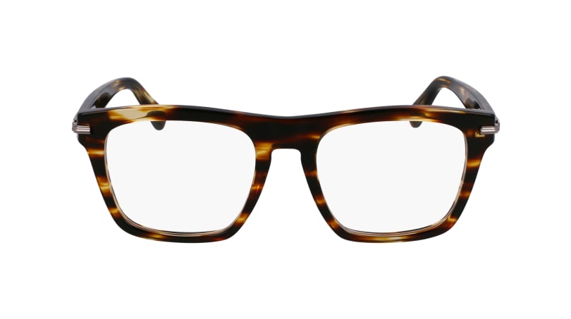  clear lenses/striped brown