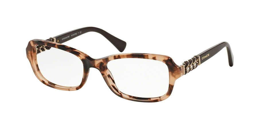  clear/peach tortoisedark brown