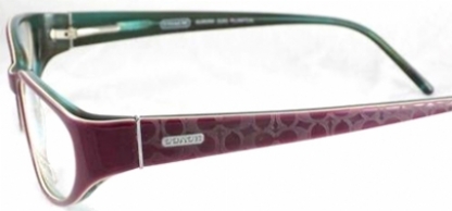  clear/plum teal