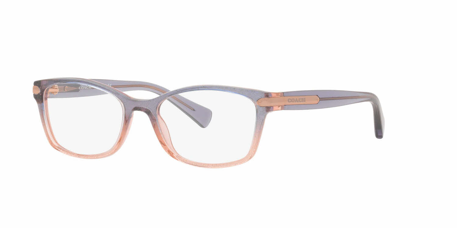  clear lens/shimmer violet peach gradient