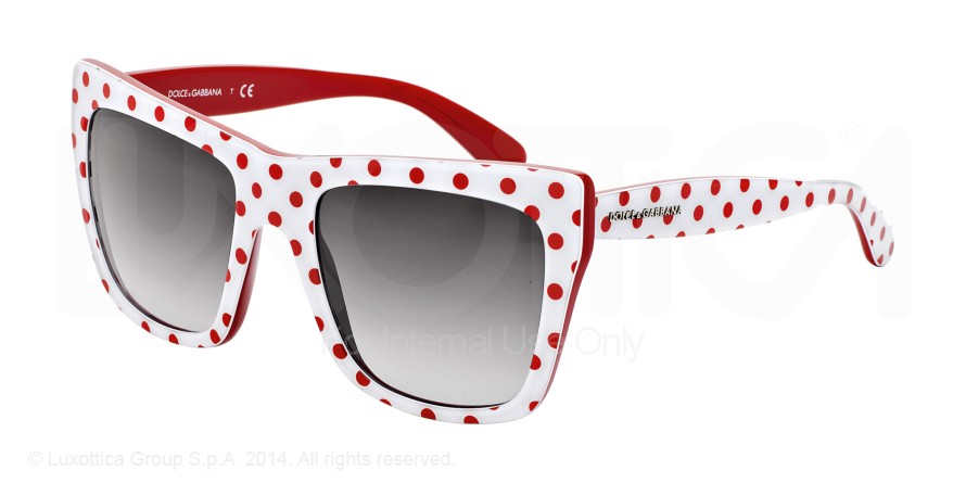  grey gradient/red pois/whte/red