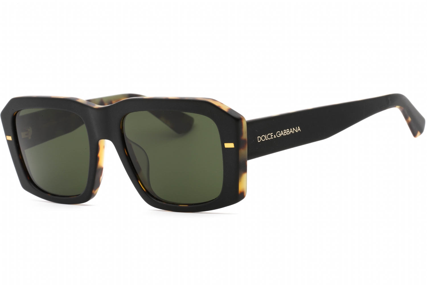  dark green/matte black on yellow havana