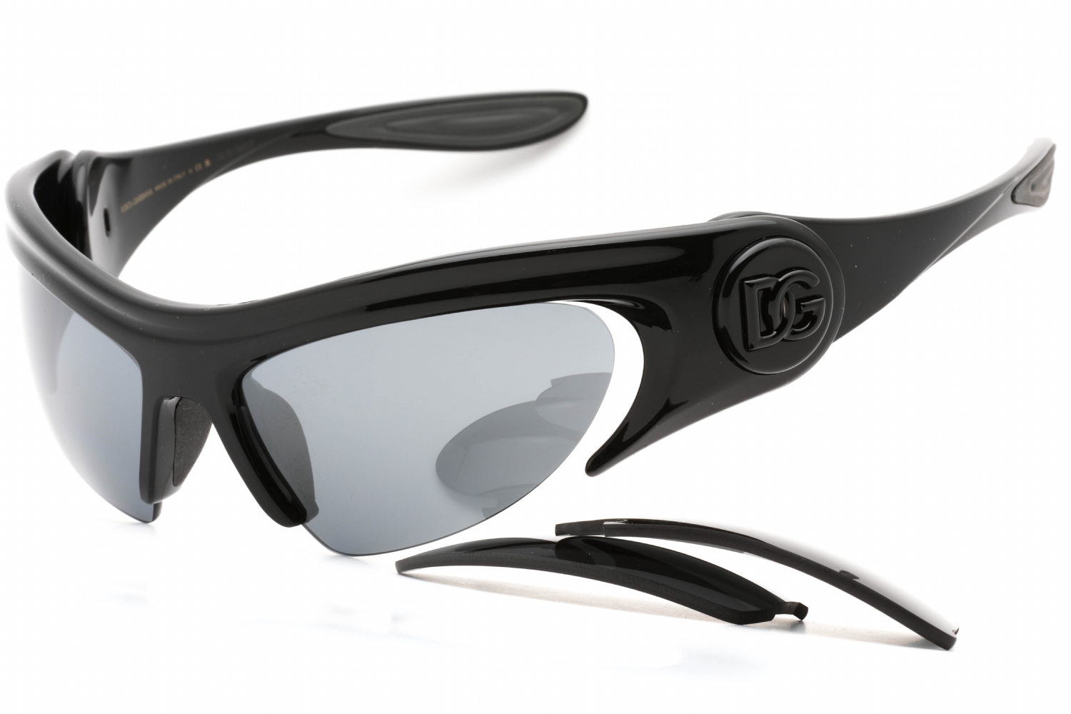  grey mirror black/black