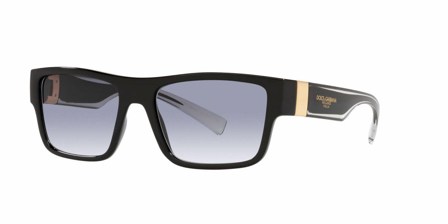  clear gradient blue lens /black