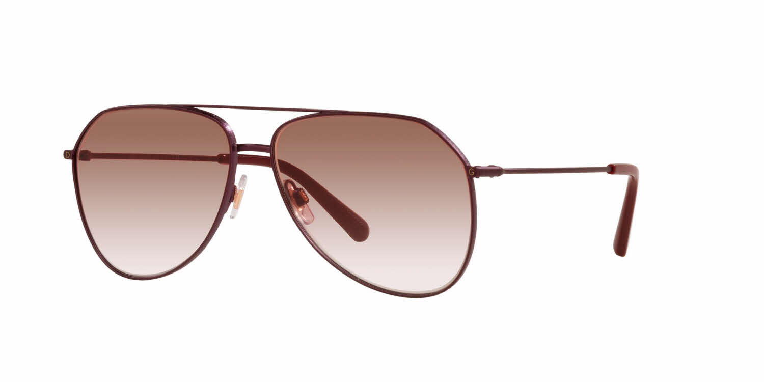  clear gradient pink lens /matte bordeaux