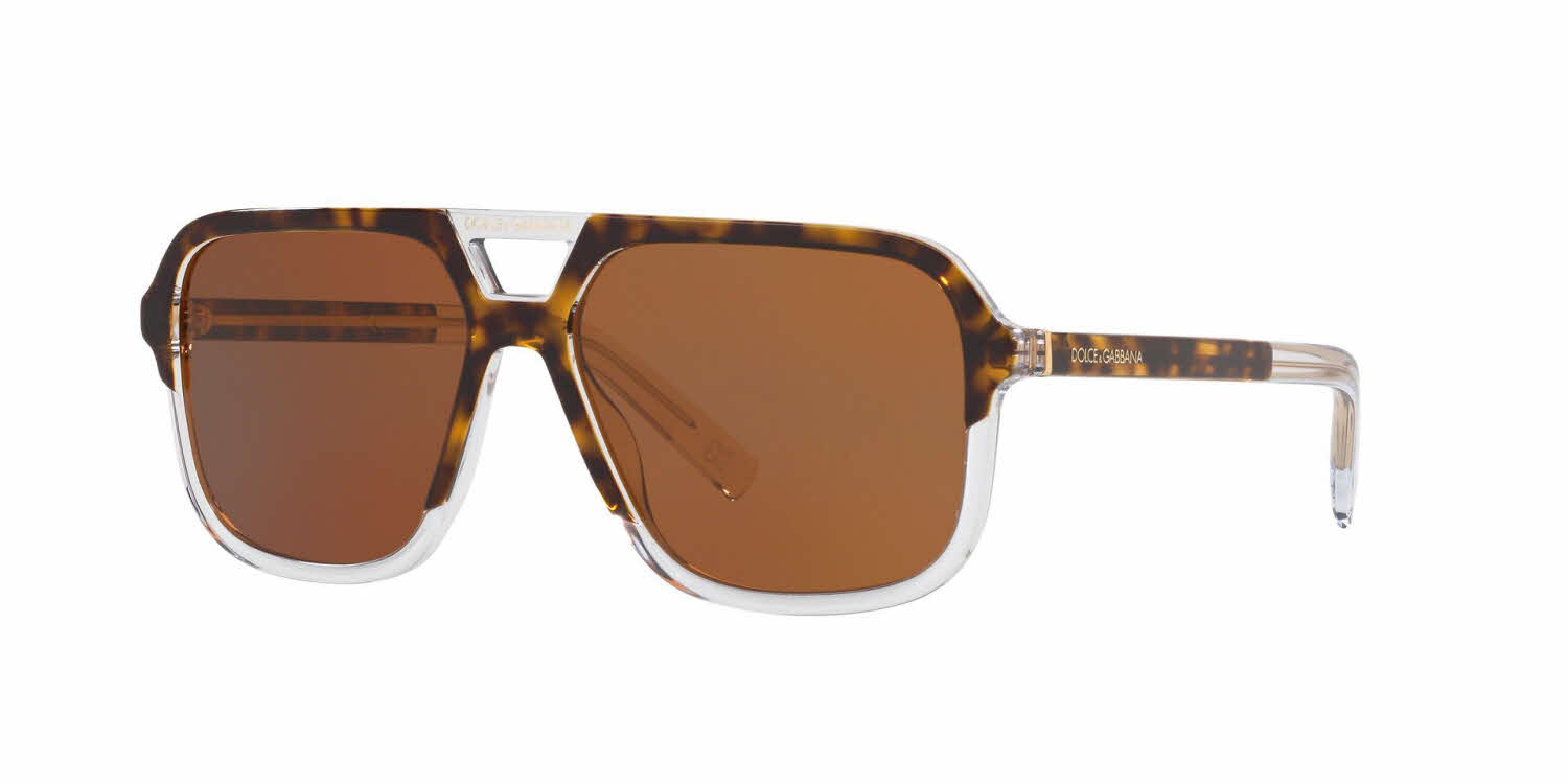  brown lens /top havana on crystal