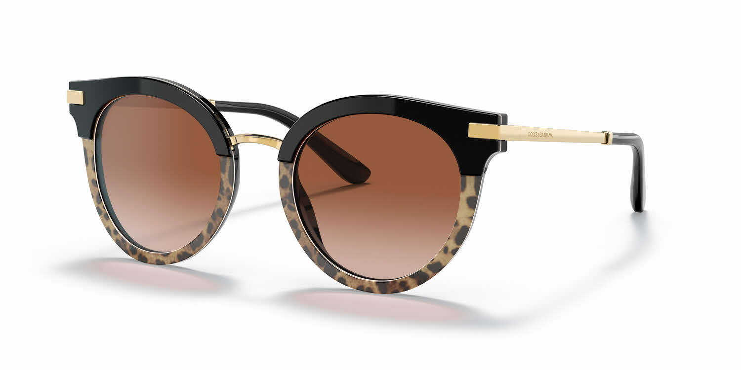  brown gradient lens/black leo print